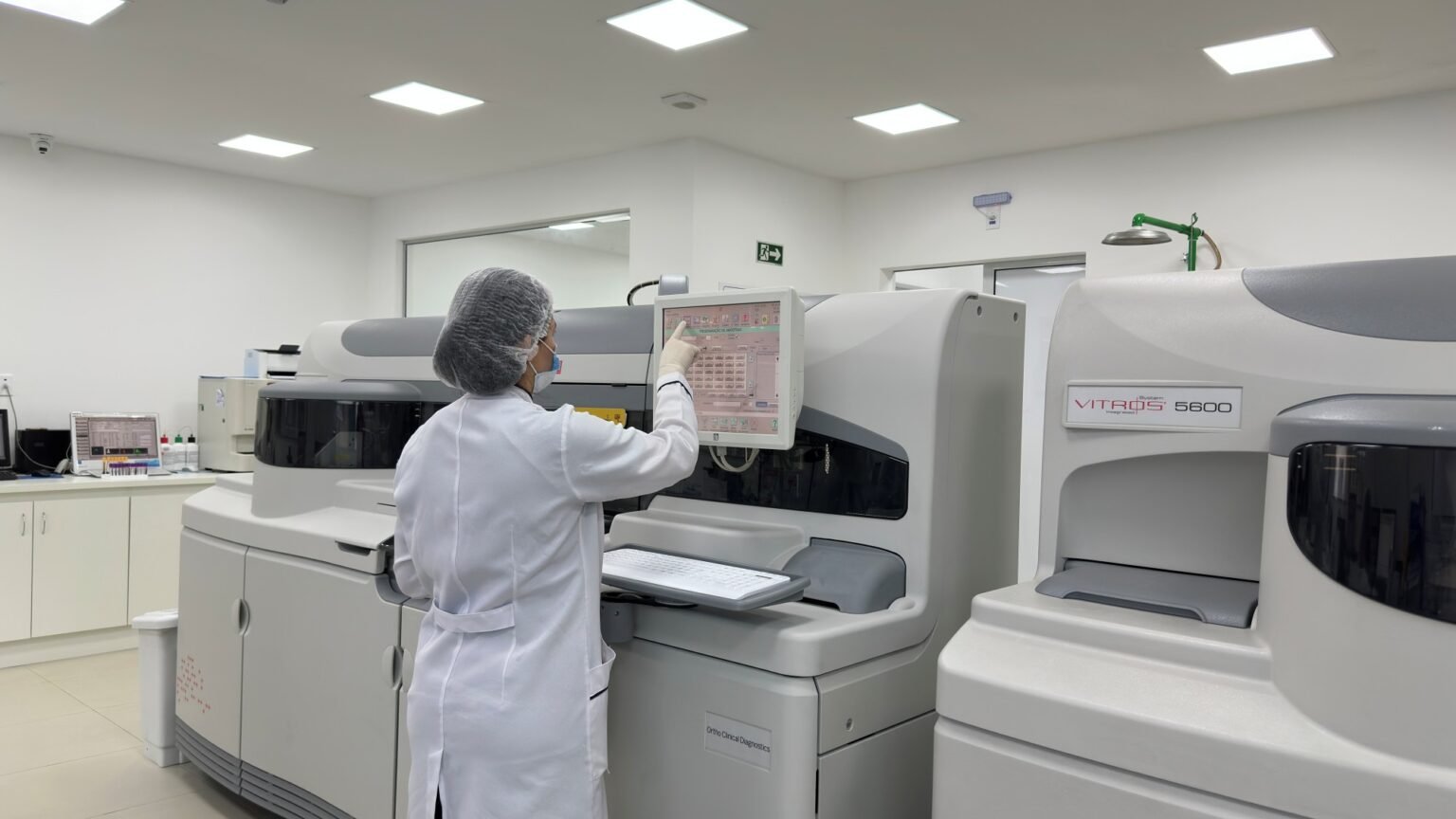 Área técnica laboratorial. Check Up Lab.